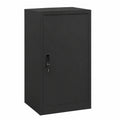 Armoire à Selle Multifonction en Acier Noire
