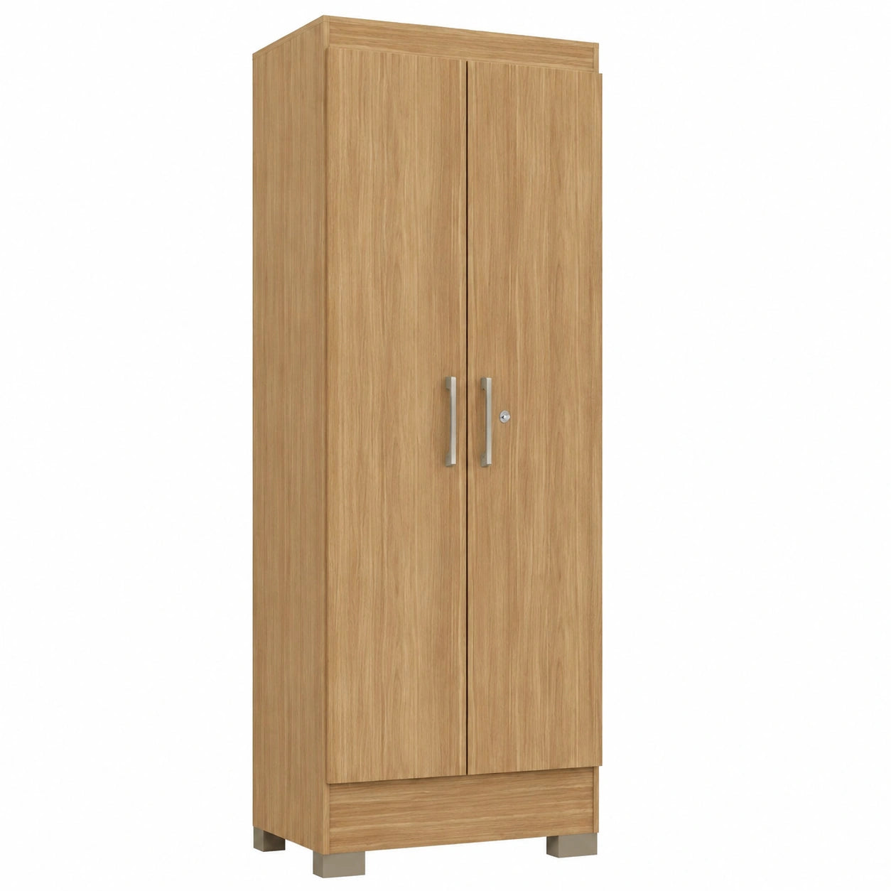 Armoire multifonction en chêne avec étagères
