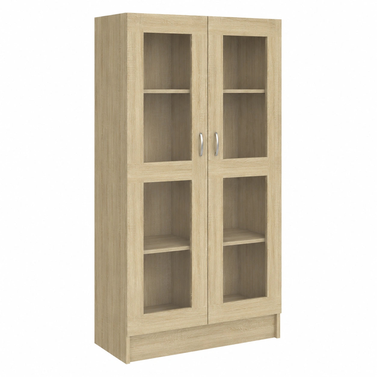 Armoire en Bois d'Ingénierie avec Étagères et Compartiments