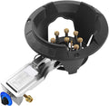 Cuisini¨¨re ¨¤ Gaz Professionnelle Monofoyer avec Br?leur de Table, Compatible Propane, 9 Cavit¨¦s