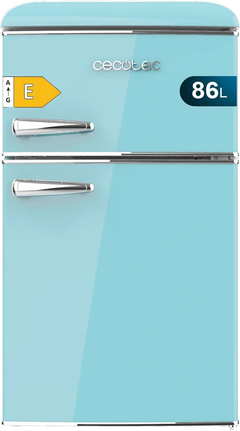 R¨¦frig¨¦rateur Vintage Bicolore Cecotec 86L - ¨¦co-Efficacit¨¦ E