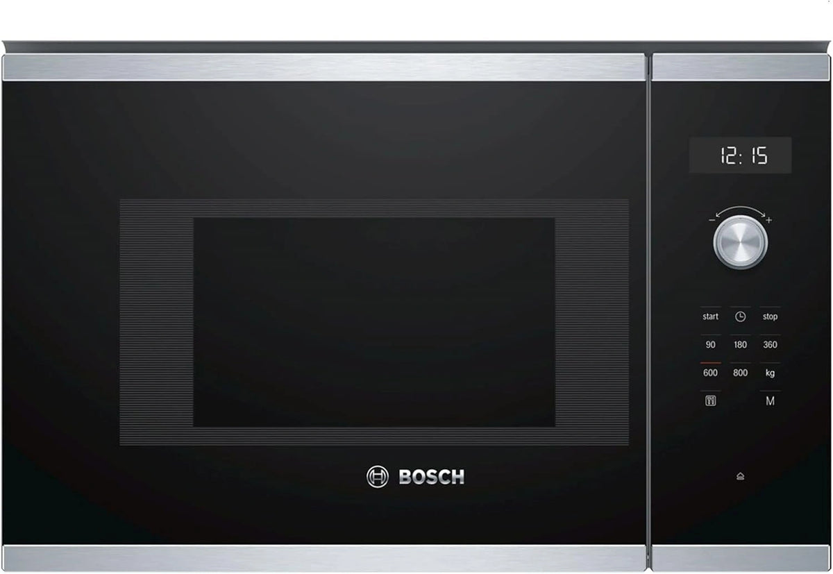 Micro-ondes Encastrable Bosch Serie 6 20L 800W - Noir et Inox