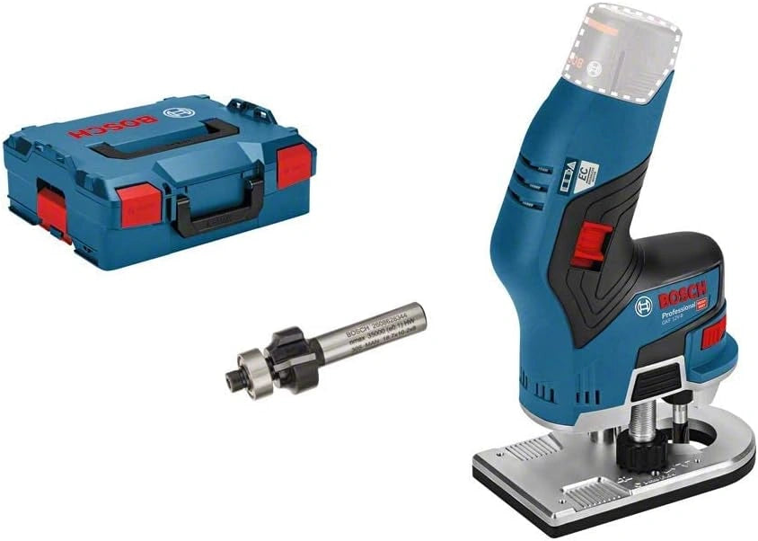 Bosch 12V Affleureuse Sans-fil GKF 12V-8 avec Accessoires