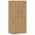 Armoire en chêne avec Rangement Vêtements 90x52x200 cm