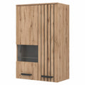 Armoire murale avec compartiments de rangement et portes