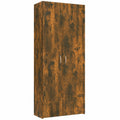 Armoire de Bureau en Bois pour Fichiers 60x32x190 cm Chêne Fumé