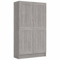 Étagère de Rangement Intérieur en Bois Gris