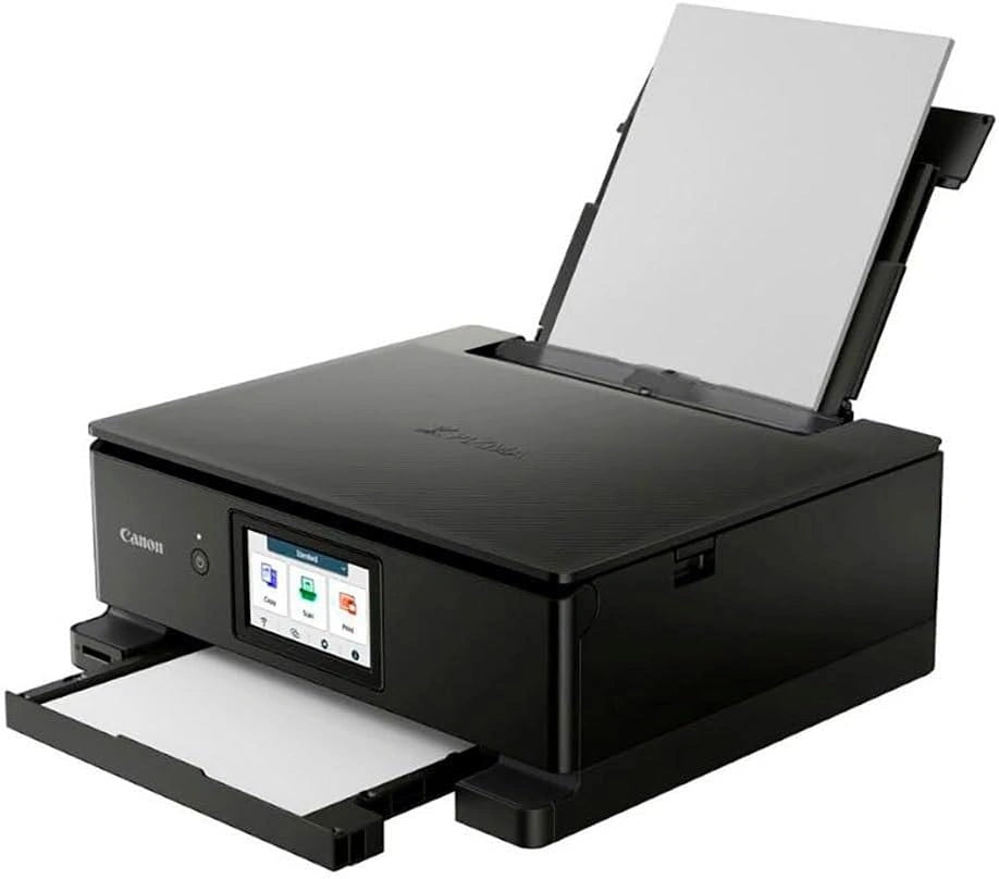 Canon PIXMA TS8750 Imprimante Multifonction Jet d'Encre Couleur WiFi avec Impression Recto-Verso, 6 Cartouches, Noir