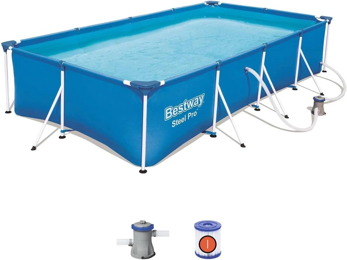 Piscine Hors Sol Bestway Steel Pro 400x211x81 cm avec Filtre ¨¤ Cartouche