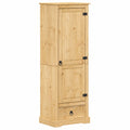 Armoire en Bois de Pin Massif 55x38x170 cm