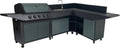Barbecue ¨¤ Gaz Modulable 5 Br?leurs avec Roulettes - Configuration Flexible
