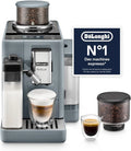 De¡¯Longhi Rivelia Machine ¨¤ Caf¨¦ Automatique avec Moussage de Lait et ¨¦cran Tactile, 16 Recettes, Gris