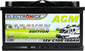 Batterie AGM 12V 100Ah pour Caravane et Solaire - ¨¦tanche et Sans Entretien