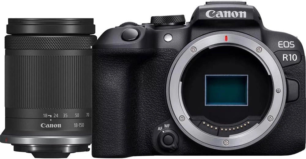 Canon EOS R10 Appareil Photo Hybride 24,2 MP avec Objectif RF-S 18-150mm Noir