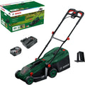 Tondeuse ¨¤ Gazon Bosch Sans Fil 18V-34 avec Batterie, Chargeur et Fonction Mulching