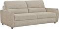 Canap¨¦ 3 Places Convertible Beige en Tissu avec Matelas Int¨¦gr¨¦ 160x190 cm - Syst¨¨me Rapido - Design Moderne