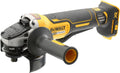Meuleuse DEWALT XR 18V Sans Balais 125mm - Palette Interrupteur - Compatible avec Batteries XR - Poign¨¦e Lat¨¦rale Ajustable, Carter de Protection et Cl¨¦ Inclus