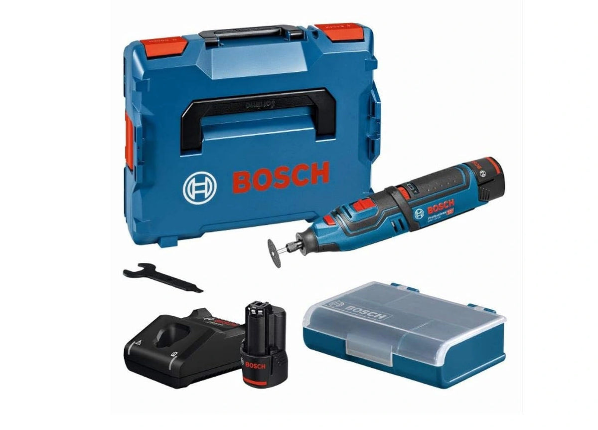 Outil Rotatif Sans Fil Bosch 12V avec Accessoires et Coffret