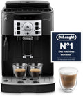 De¡¯Longhi Magnifica S - Machine ¨¤ Espresso Automatique avec Mousseur ¨¤ Lait, Id¨¦ale pour Cappuccino, Panneau Tactile, Noir (ECAM22.110.B)