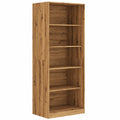 Armoire en Bois d'Ingénierie avec Étagères Multifonctions 80 x 50 x 200 cm