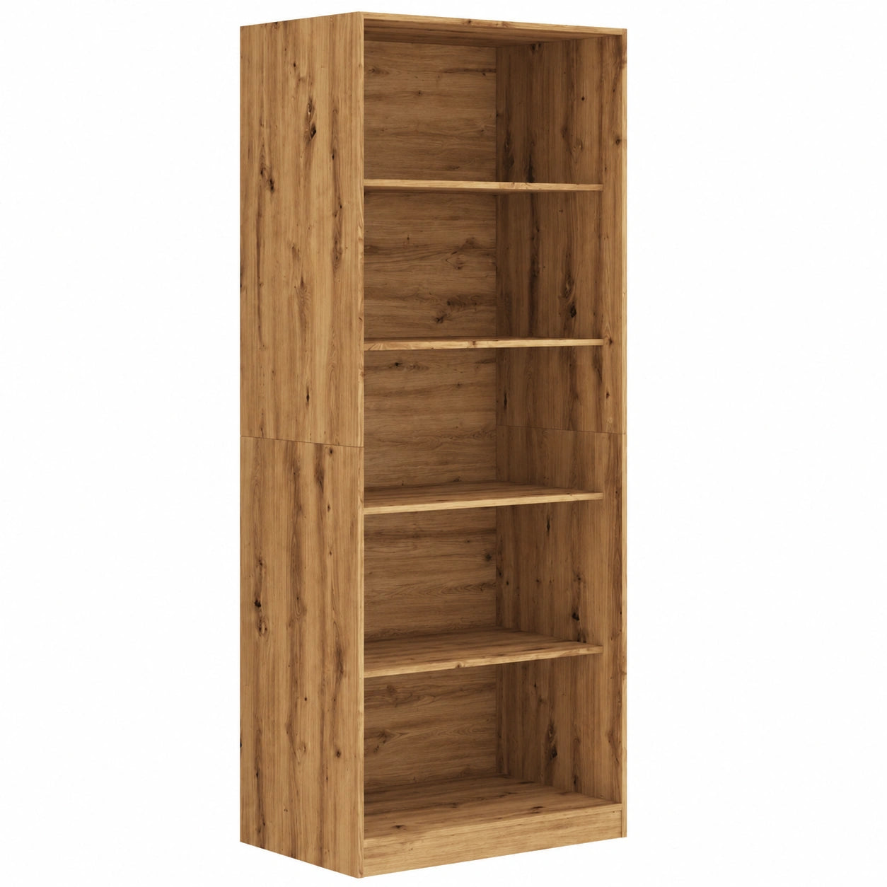 Armoire en Bois d'Ingénierie avec Étagères Multifonctions 80 x 50 x 200 cm