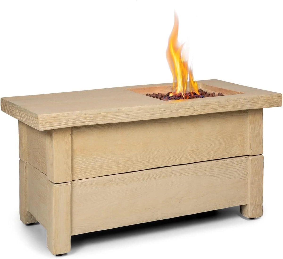 Blumfeldt Corinth Chauffage au Gaz 13 kW avec Br?leur en Acier Inoxydable Beige