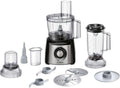 Robot culinaire Bosch MultiTalent 3 - Polyvalent avec 50+ fonctions - 800W - 2,3L - Noir/Inox bross¨¦