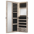 Armoire à bijoux LED avec miroir plein longueur et éclairage