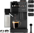 Machine ¨¤ Caf¨¦ ¨¤ Capsules Cecotec Freestyle Grind & Latte, 1400W, 20 Bars, Compatibilit¨¦ Multi-capsules, Capacit¨¦ Grains 40g, Moulin Conique, R¨¦servoir 1,6L, Lait 300ml, Syst¨¨me Thermoblock, ¨¦cran Tactile, Fonction Auto-nettoyage