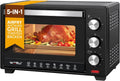 WOLTU Four Compact 28L, 1600W, Temp¨¦rature Ajustable, Minuterie Int¨¦gr¨¦e, Modes Polyvalents, Accessoires Inclus, Noir