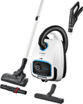 Aspirateur Tra?neau Silencieux Bosch ProSilence, S¨¦rie 6, Filtre HEPA, 66 dB, Blanc