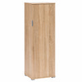 Armoire à balais moderne en chêne clair 151 x 33 x 40