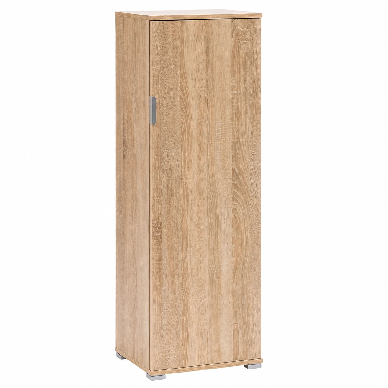 Armoire à balais moderne en chêne clair 151 x 33 x 40