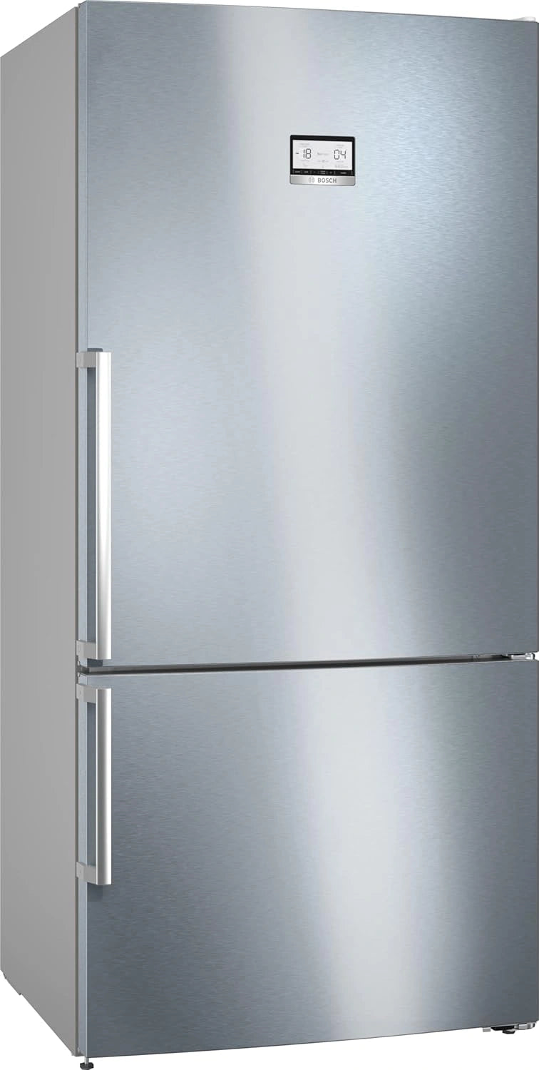 R¨¦frig¨¦rateur Combin¨¦ Bosch S¨¦rie 6, 186x86 cm, Inox Anti-Trace