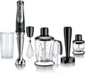 Braun MultiQuick 9 Mixeur Plongeant, Technologie Anti-¨¦claboussures, Vitesse R¨¦glable, Active PowerDrive, Accessoires Inclus, 1200W, Noir