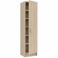 Armoire polyvalente 1 porte avec étagères intégrées