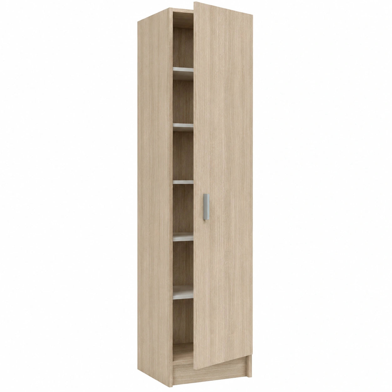 Armoire polyvalente 1 porte avec étagères intégrées