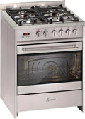Gurari Cuisini¨¨re ¨¤ Gaz 60 cm Acier Inox avec Four ¨¦lectrique 60L