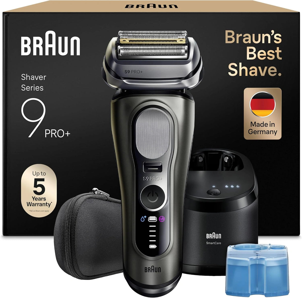 Rasoir ¨¦lectrique Homme Braun Series 9 Pro 9665CCE - Waterproof, Rechargeable, Lames Ultra-Pr¨¦cises