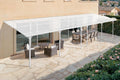 Abri Voiture Terrasse KLEO 33m2 Aluminium Blanc Anti-UV